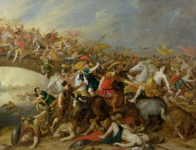 The Battle Between the Amazons and the Greeks by Pauwel Casteels